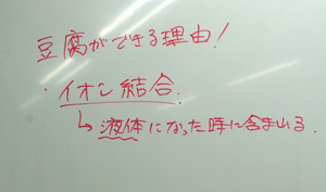 豆腐づくりの基礎知識２